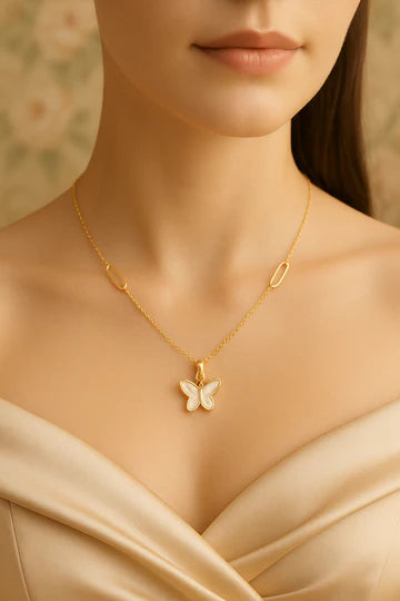 Classic Elegance Gold Stone Jewellery Set